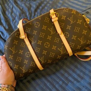 Brown and Tan Handbag